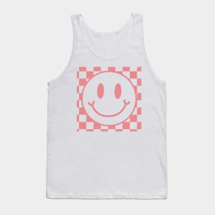 Preppy Smiley Face Tank Top